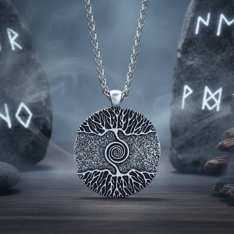 Nordic Tree Necklace - Sorceress Sanctuary Skin gold-Gold-Skin siver-Silver