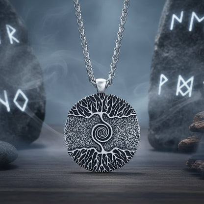 Nordic Tree Necklace - Sorceress Sanctuary Skin gold-Gold-Skin siver-Silver