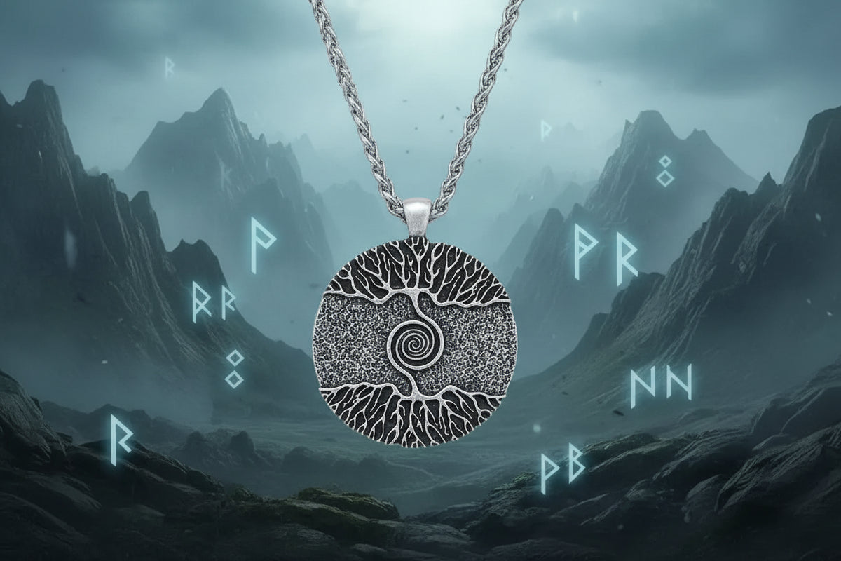Nordic Tree Necklace - Sorceress Sanctuary Skin gold-Gold-Skin siver-Silver