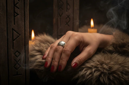 Nordic Tree Ring - Sorceress Sanctuary Ancient Gold / 5-Ancient Gold / 6-Ancient Gold / 7-Ancient Gold / 8-Ancient Gold / 9