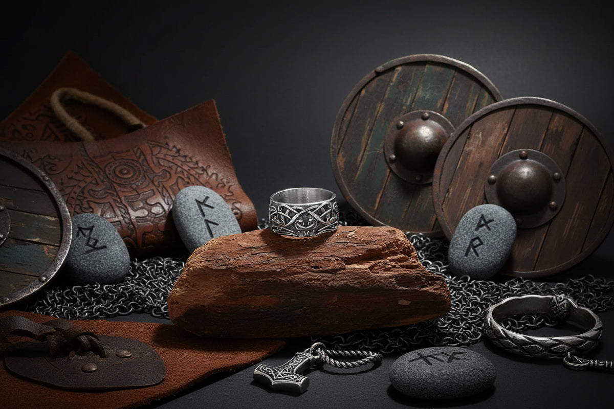 Nordic Wolf Ring - Sorceress Sanctuary Silver / Size 8-Silver / Size 9-Silver / Size 10-Silver / Size 11-Silver / Size12