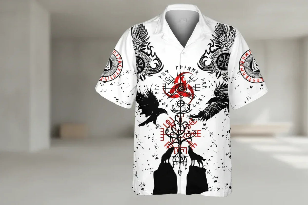 Norse Raven Shirt - Sorceress Sanctuary Yellow / XS-Yellow / S-Yellow / M-Yellow / L-Yellow / XL