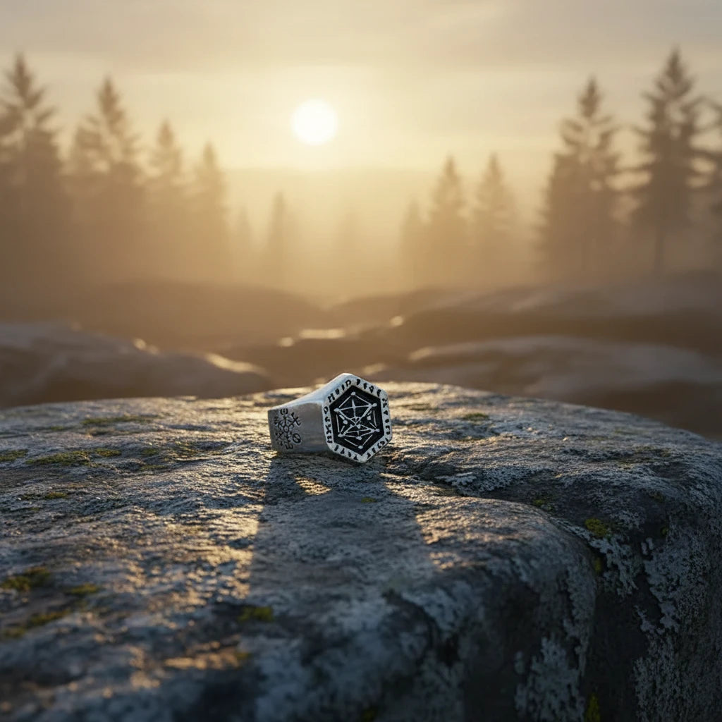Norse Ring - Sorceress Sanctuary Silver / Number 5-Silver / Number 11-Silver / Number 8-Silver / Number 7-Silver / Number 6