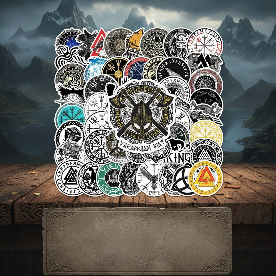 Norse Stickers - Sorceress Sanctuary Viking / 50 PCS/Set