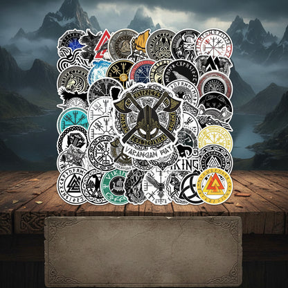 Norse Stickers - Sorceress Sanctuary Viking / 50 PCS/Set