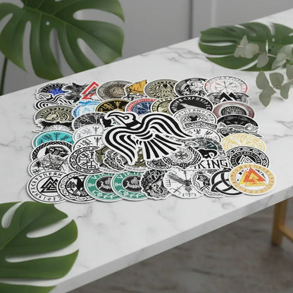 Norse Stickers - Sorceress Sanctuary Viking / 50 PCS/Set