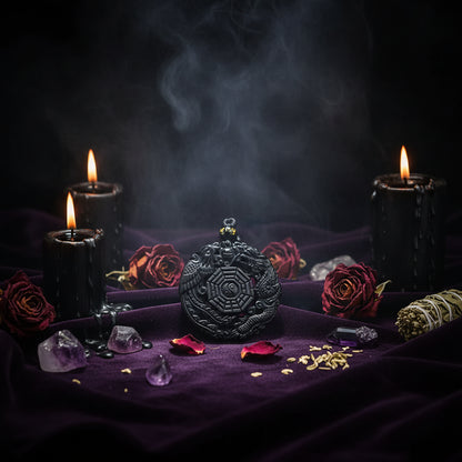 Obsidian Ba Gua Pendant - Sorceress Sanctuary default