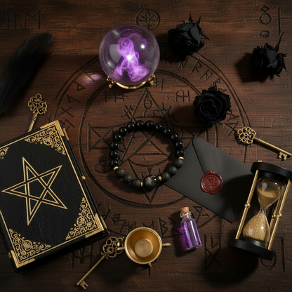 Obsidian Cat Bracelet Sorceress Sanctuary