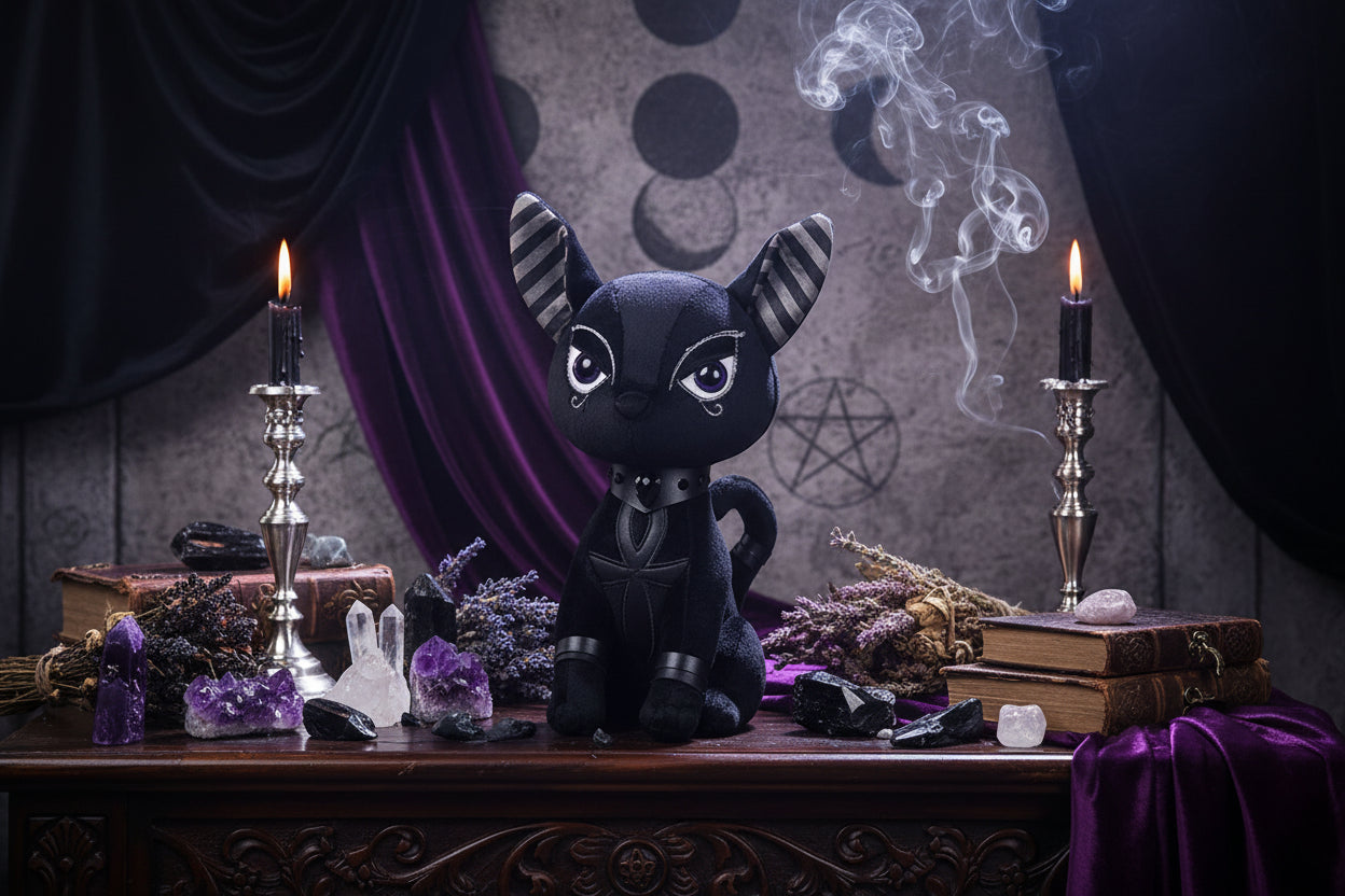 Occult Plushies - Sorceress Sanctuary Three eyed rabbit / 35cm-Elephant / 35cm-Anubis / 35cm-Beast / 35cm-Hydra / 35cm