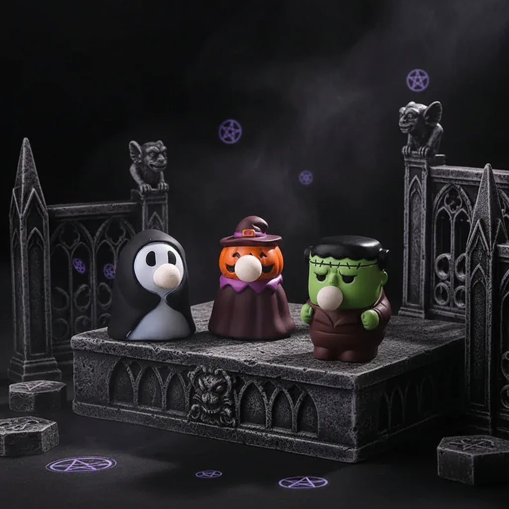 Occult Stress Toy - Sorceress Sanctuary Pumpkin / 1 PC-Zombie / 1 PC-Ghost / 1 PC