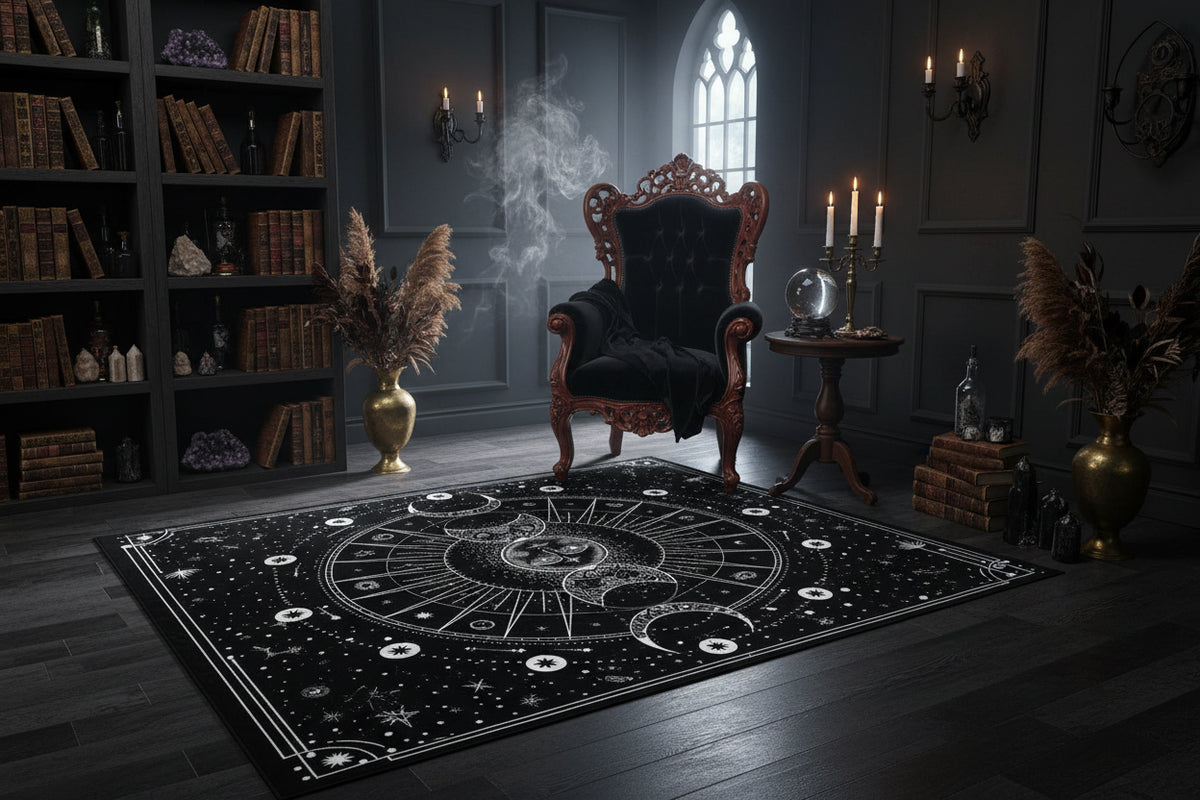 Occult Tarot Rugs - Sorceress Sanctuary 20 / 80x120cm-20 / 100x150cm-20 / 120x160cm-20 / 150x200cm-20 / 160x200cm