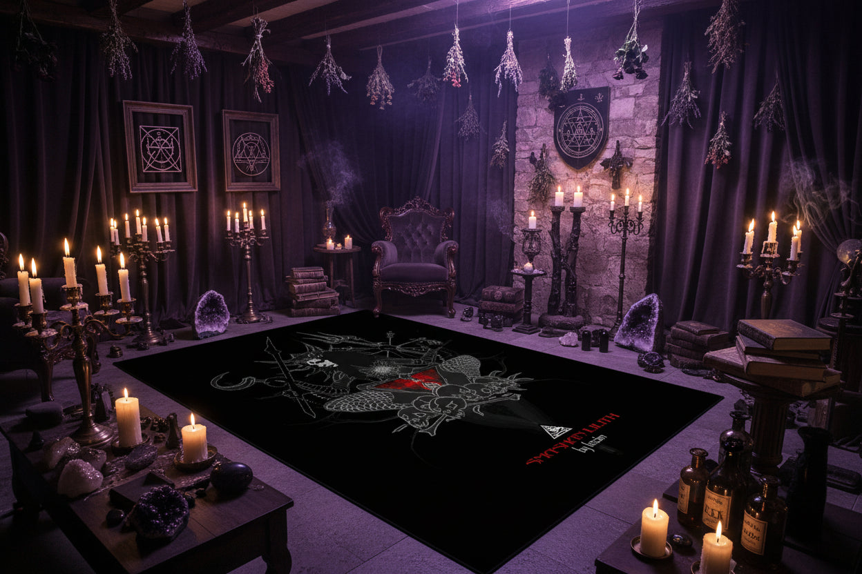 Occult Tarot Rugs - Sorceress Sanctuary 20 / 80x120cm-20 / 100x150cm-20 / 120x160cm-20 / 150x200cm-20 / 160x200cm