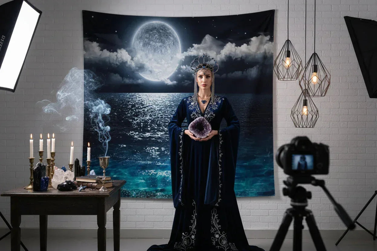 Ocean Sky Tapestry - Sorceress Sanctuary 150x130cm-150x200cm