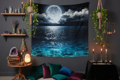 Ocean Sky Tapestry - Sorceress Sanctuary 150x130cm-150x200cm
