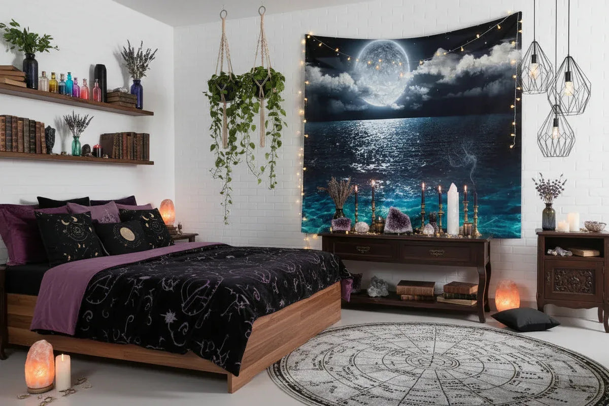 Ocean Sky Tapestry - Sorceress Sanctuary 150x130cm-150x200cm