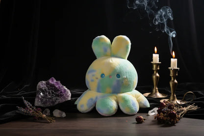 Octopus Rabbit Plush - Sorceress Sanctuary Pink And Green / 25cm-Pink And Green / 35cm-Pink And Green / 50cm-Pink And Green / 80cm-Pink Purple / 25cm