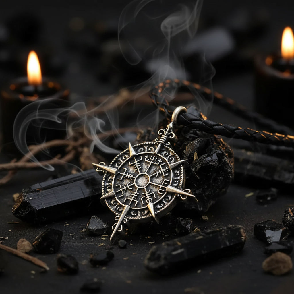 Odin Symbol Spear Pendant Necklace, Norse Mythology Cross Sorceress Sanctuary