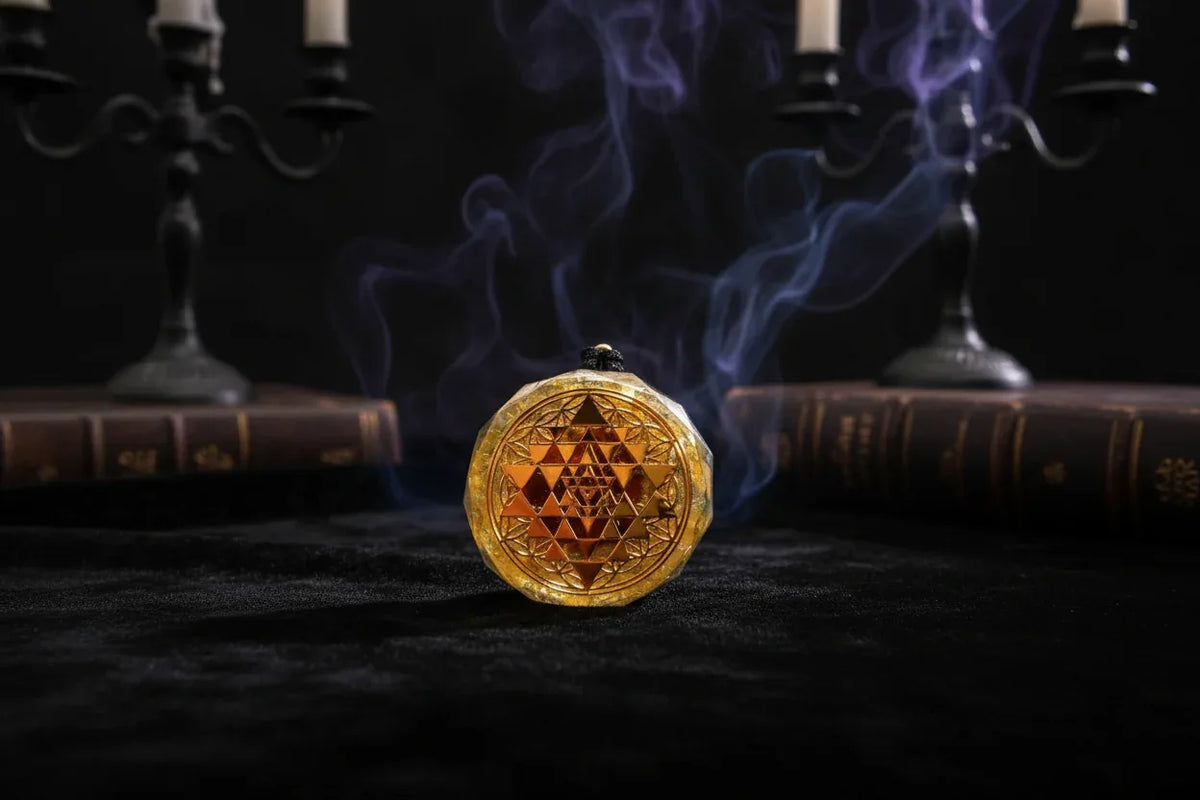 Orgone Energy Pendant - Sorceress Sanctuary Yellow