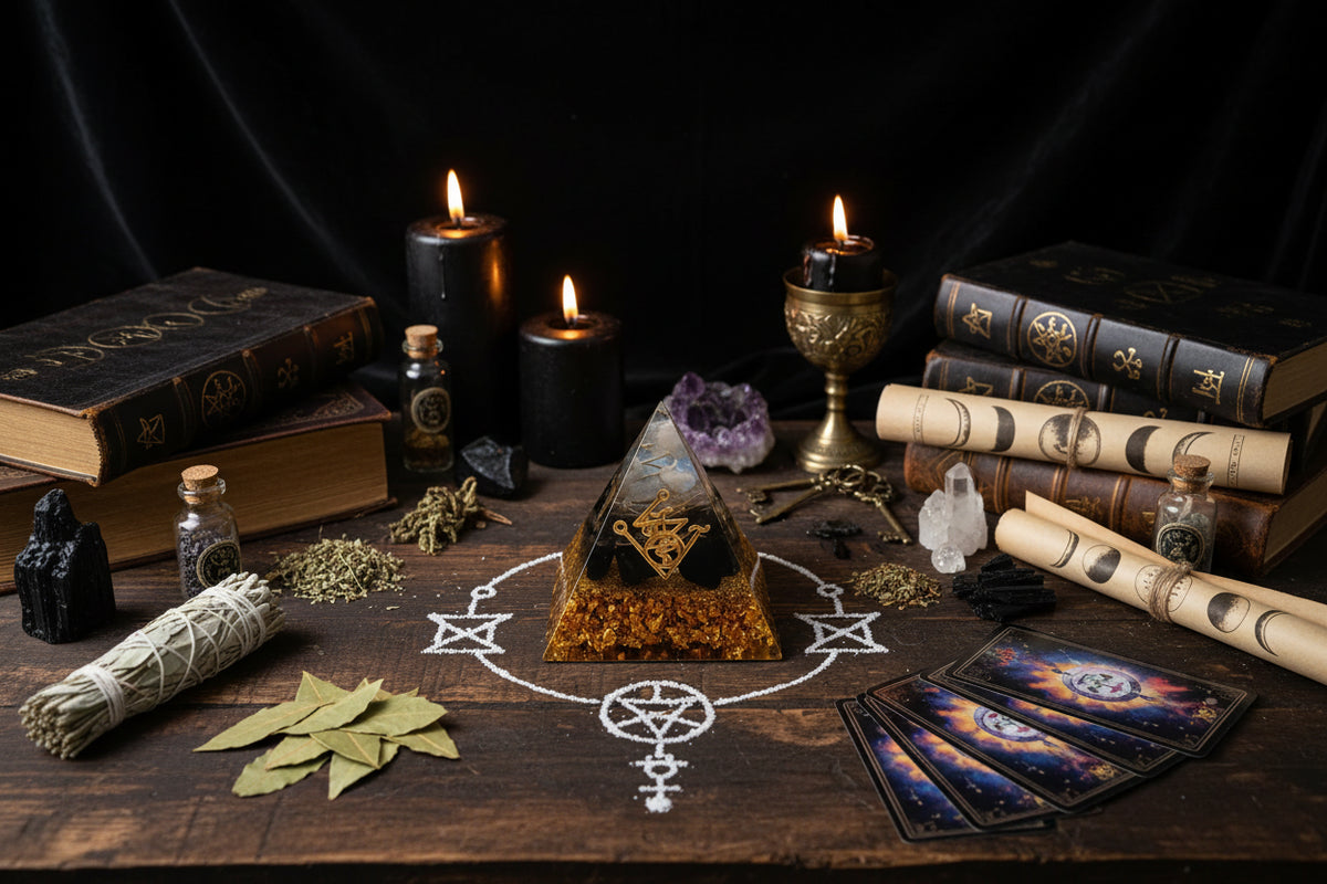 Orgone Energy Pyramid - Sorceress Sanctuary 5cm-6cm
