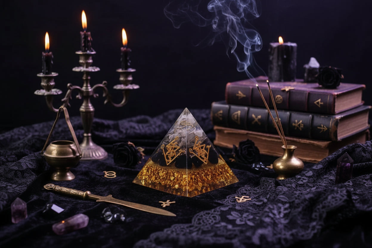 Orgone Energy Pyramid - Sorceress Sanctuary 5cm-6cm