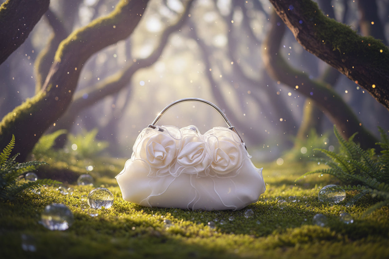 Pearl Rose Bag - Sorceress Sanctuary White