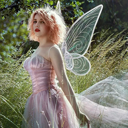 Pearlescent Fairy Wings - Sorceress Sanctuary White-Pink-Dark Violet