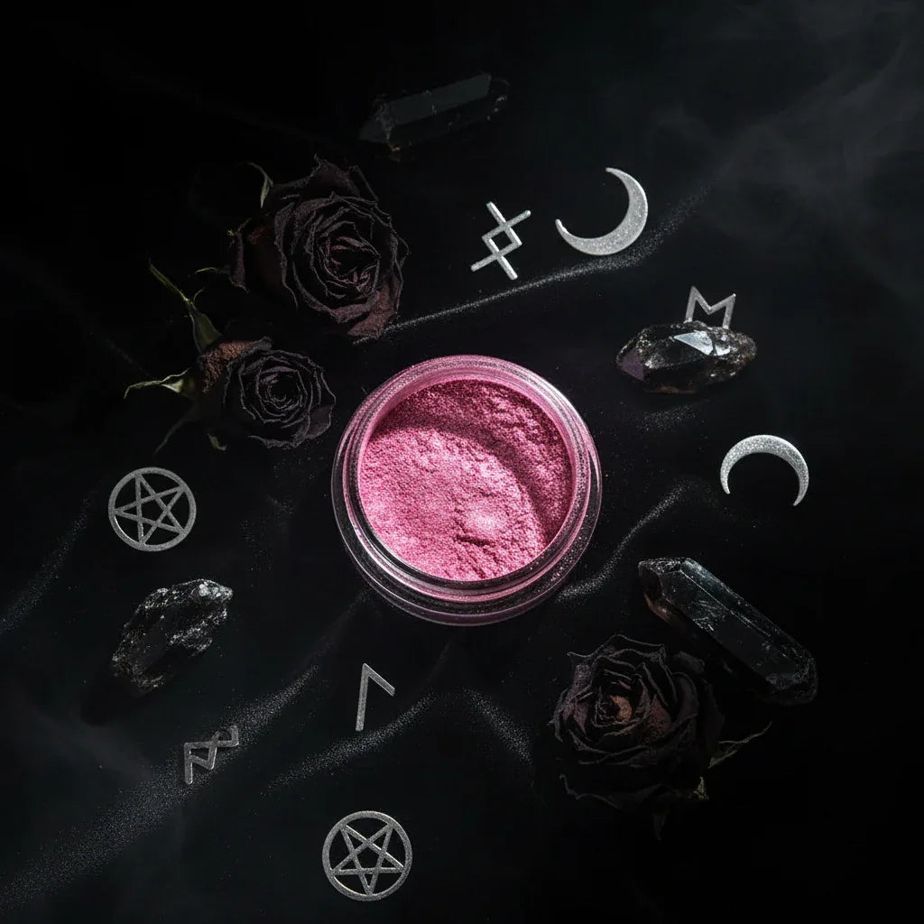 Pearlescent Powder - Sorceress Sanctuary Blue-Light Blue-Black-Peach-Purple