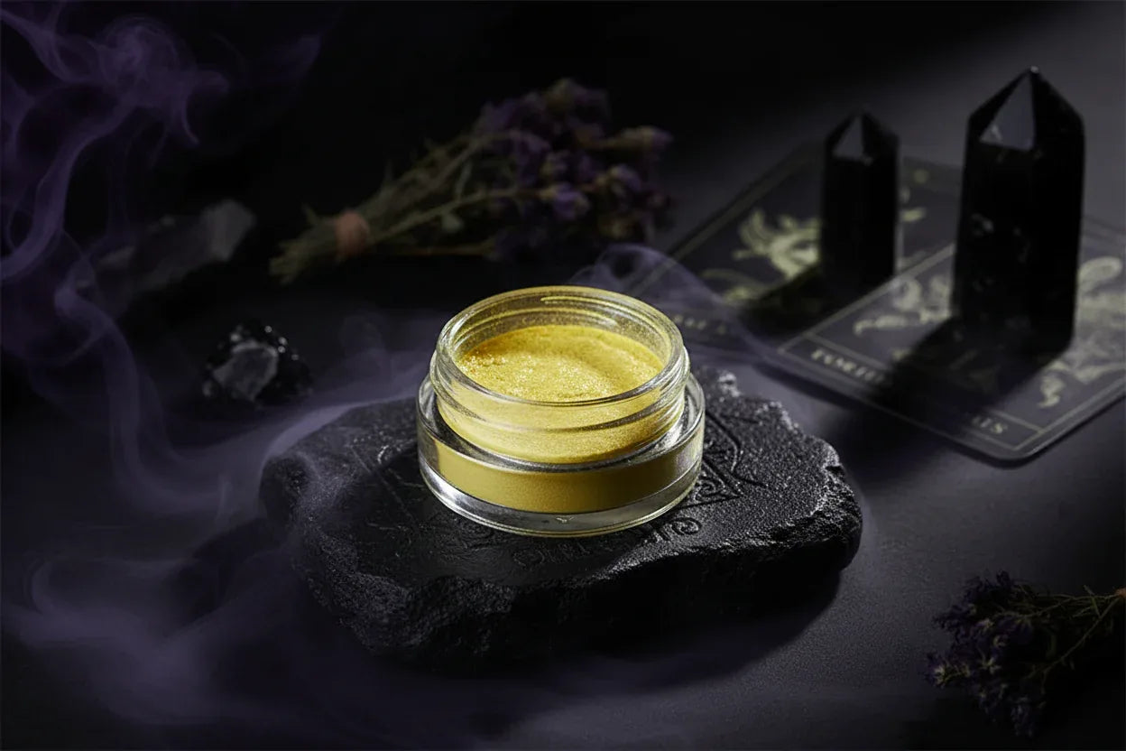 Pearlescent Powder - Sorceress Sanctuary Blue-Light Blue-Black-Peach-Purple