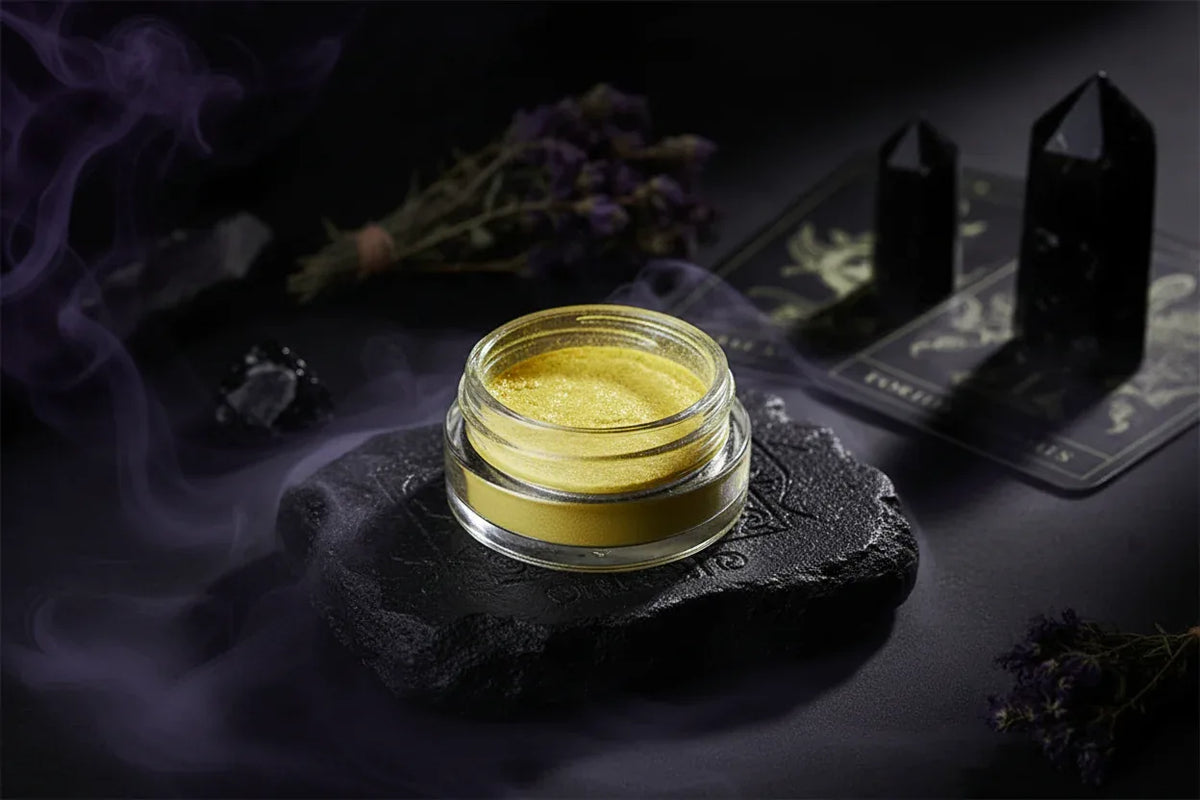 Pearlescent Powder - Sorceress Sanctuary Blue-Light Blue-Black-Peach-Purple
