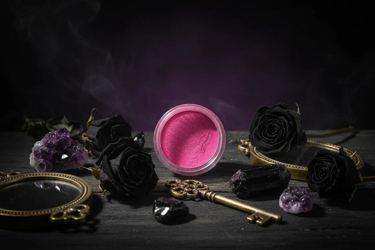 Pearlescent Powder - Sorceress Sanctuary Blue-Light Blue-Black-Peach-Purple