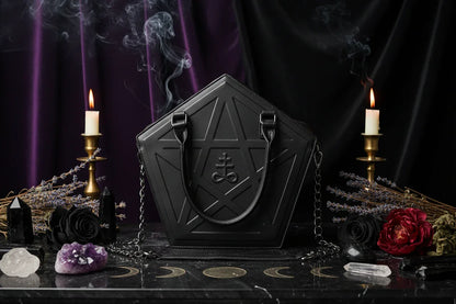 Pentagram Handbag - Sorceress Sanctuary Black