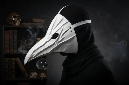 Plague Doctor Mask - Sorceress Sanctuary Black-White-Brown
