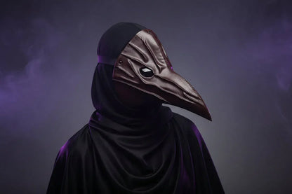 Plague Doctor Mask - Sorceress Sanctuary Black-White-Brown