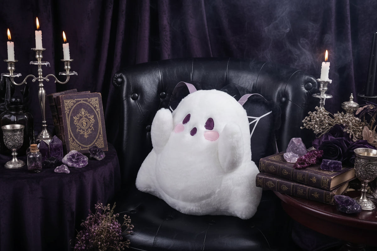 Plush Ghost Backpack - Sorceress Sanctuary Milky White