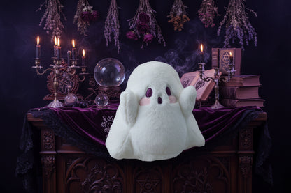 Plush Ghost Backpack - Sorceress Sanctuary Milky White