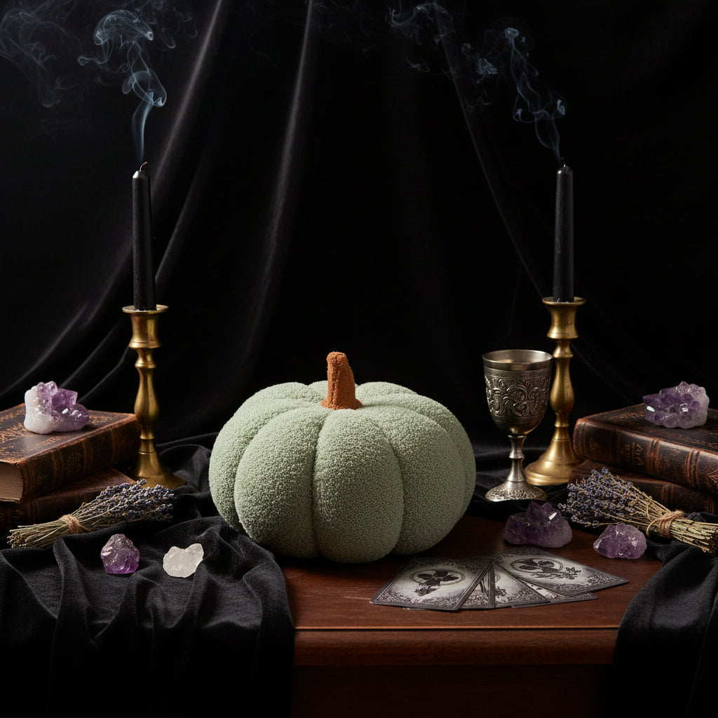 Plush Pumpkin Pillow - Sorceress Sanctuary Yellow / 23cm-Pea Green Color / 23cm-Coffee / 23cm-Blue / 23cm-Dark Green / 23cm