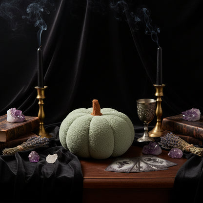 Plush Pumpkin Pillow - Sorceress Sanctuary Yellow / 23cm-Pea Green Color / 23cm-Coffee / 23cm-Blue / 23cm-Dark Green / 23cm