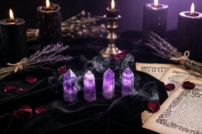 Natural Crystal | Hexagonal Prisms - Sorceress Sanctuary