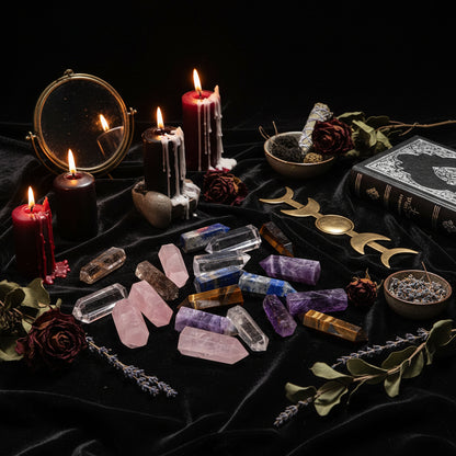 Natural Crystal | Hexagonal Prisms - Sorceress Sanctuary