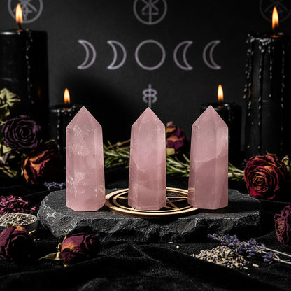 Natural Crystal | Hexagonal Prisms - Sorceress Sanctuary