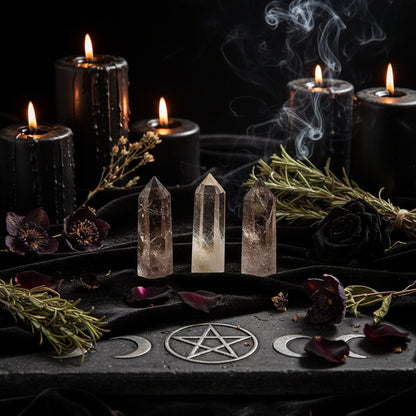 Natural Crystal | Hexagonal Prisms - Sorceress Sanctuary