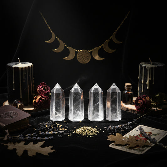 Natural Crystal | Hexagonal Prisms - Sorceress Sanctuary