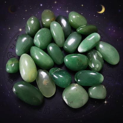 Polished Crystals - Sorceress Sanctuary Color(Amethyst 3to 5cm100g)-Color(Aventurine jade 3to 5cm100g)-Color(Powder crystal3 to 5cm100g)-Color(Topaz 3to 5cm100g)-Color(Nanhong 3to 5cm 100g)