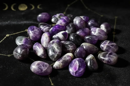 Polished Crystals - Sorceress Sanctuary Color(Amethyst 3to 5cm100g)-Color(Aventurine jade 3to 5cm100g)-Color(Powder crystal3 to 5cm100g)-Color(Topaz 3to 5cm100g)-Color(Nanhong 3to 5cm 100g)