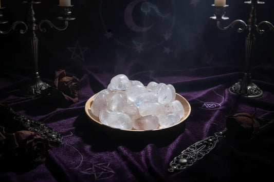 Polished Crystals - Sorceress Sanctuary (Nonriver Agate) / (100g)-(Snowflake) / (100g)-(Red Aventurine) / (100g)-(Blue Sandstone) / (100g)-(Aquamarine Agate) / (100g)