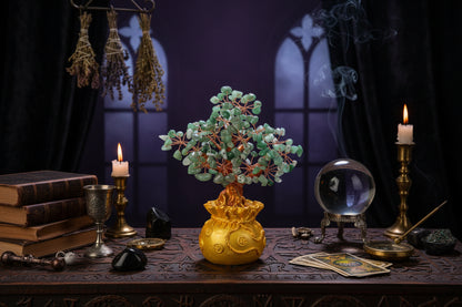 Prosperity Money Tree - Sorceress Sanctuary Green-Red-Yellow-Purple-Blue