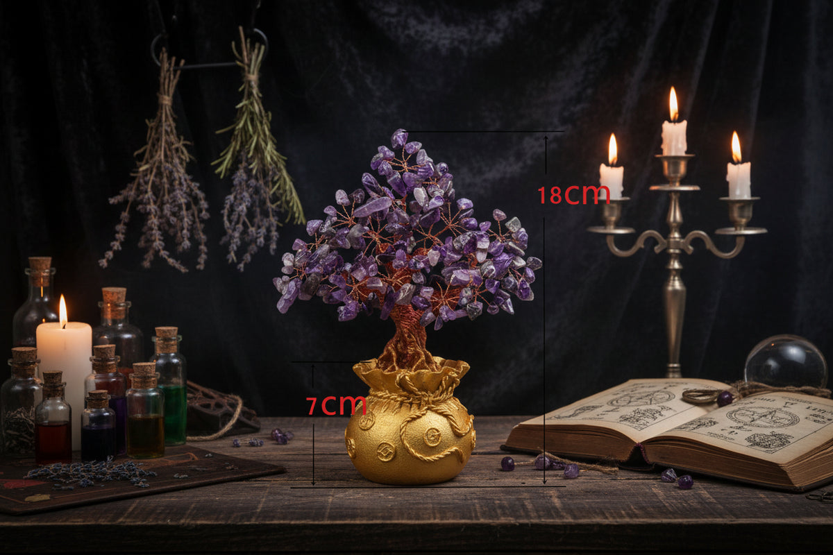 Prosperity Money Tree - Sorceress Sanctuary Green-Red-Yellow-Purple-Blue