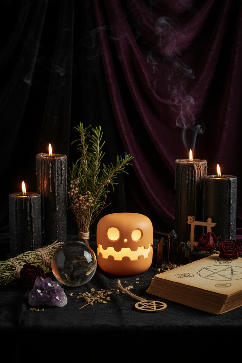 Pumpkin Lamp - Sorceress Sanctuary