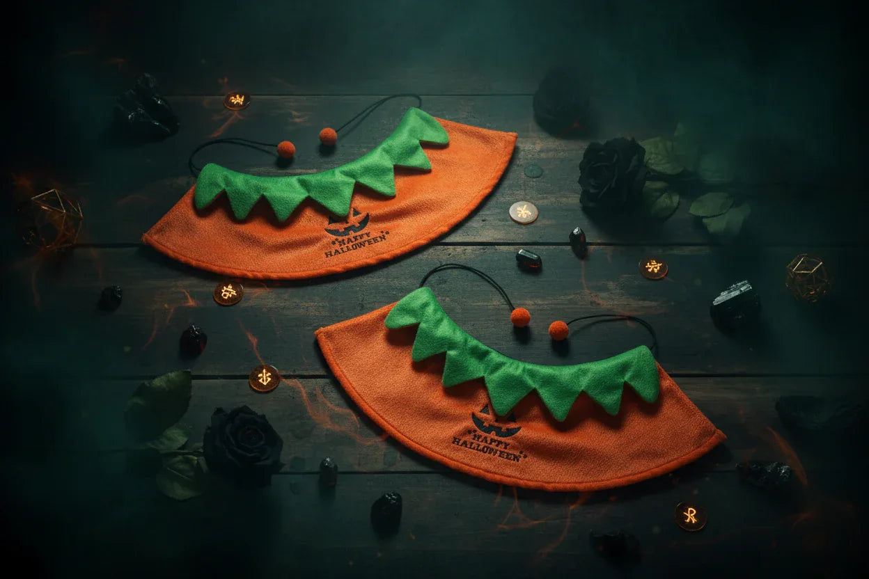 Pumpkin Pet Set - Sorceress Sanctuary Orange / Pumpkin Hat-Orange / M-Orange / S