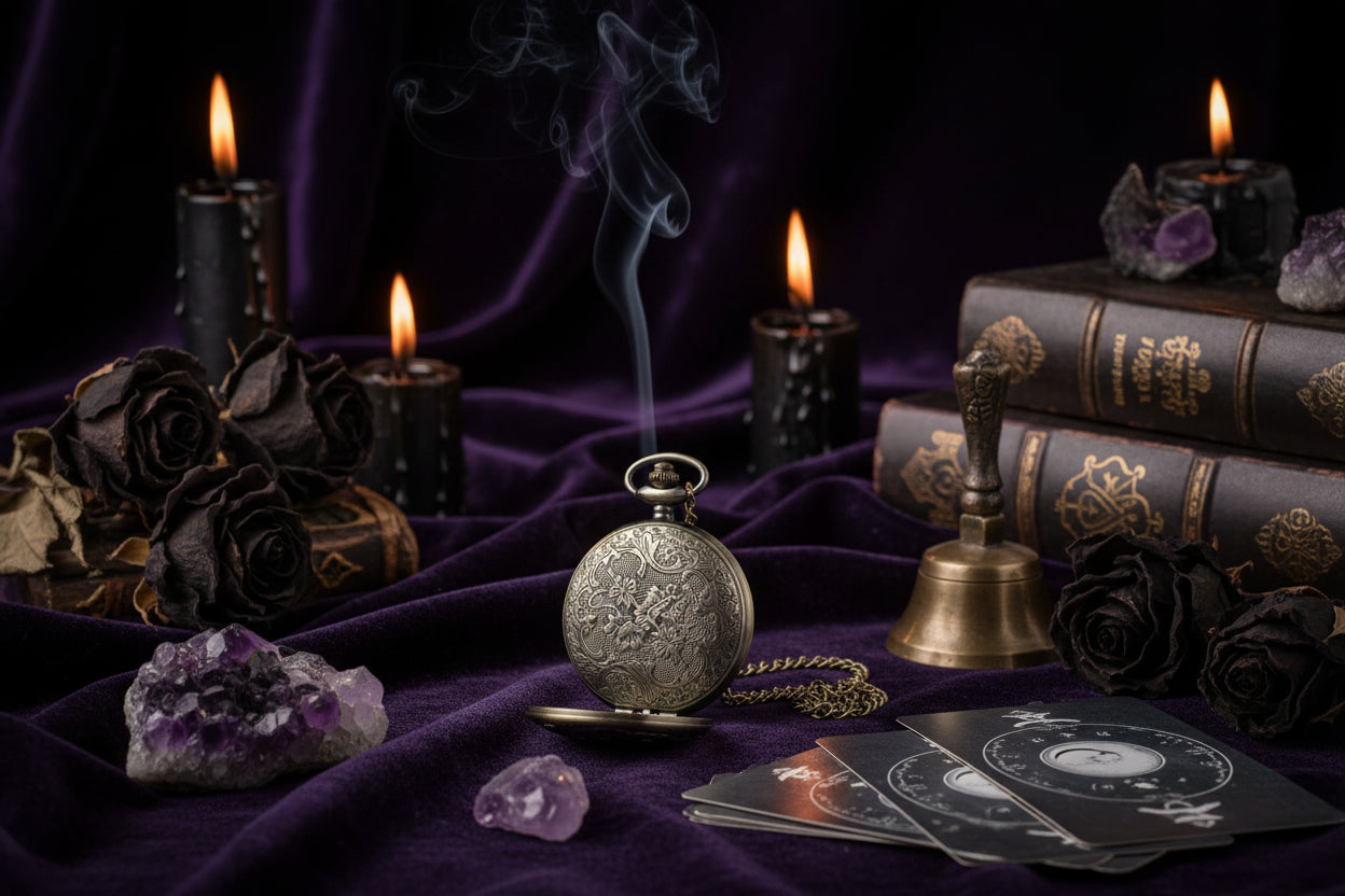 Pumpkin Pocket Watch - Sorceress Sanctuary Bronze / Arab ghost head-Baigu / Arab ghost head